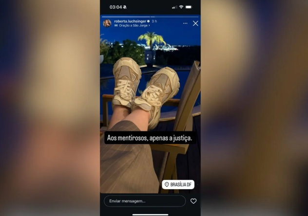 Postagem do Instagram da lobista e sócia do careca do INSS, Roberta Luchsinger