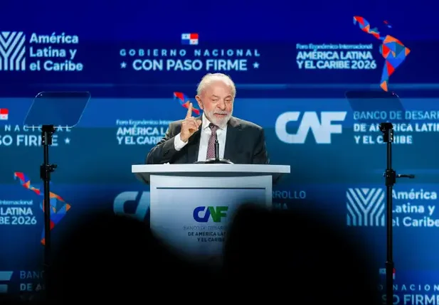 Presidente Lula, durante a sessão inaugural do Fórum Econômico Internacional da América Latina.