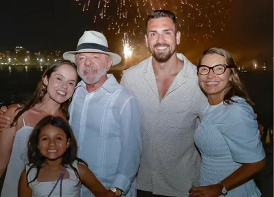 Presidente Lula na virada de ano