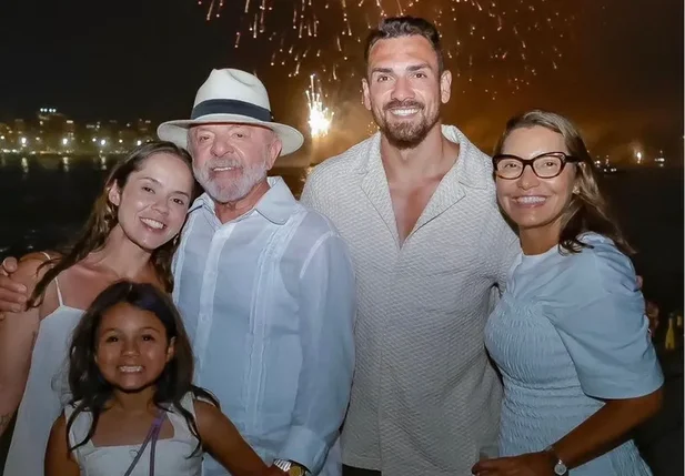 Presidente Lula na virada de ano