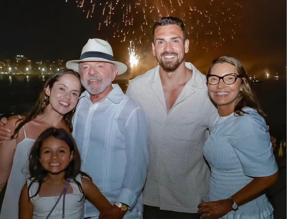 Presidente Lula na virada de ano