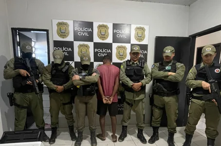 Prisão realizada nesta terça-feira em Nossa Senhora dos Remédios