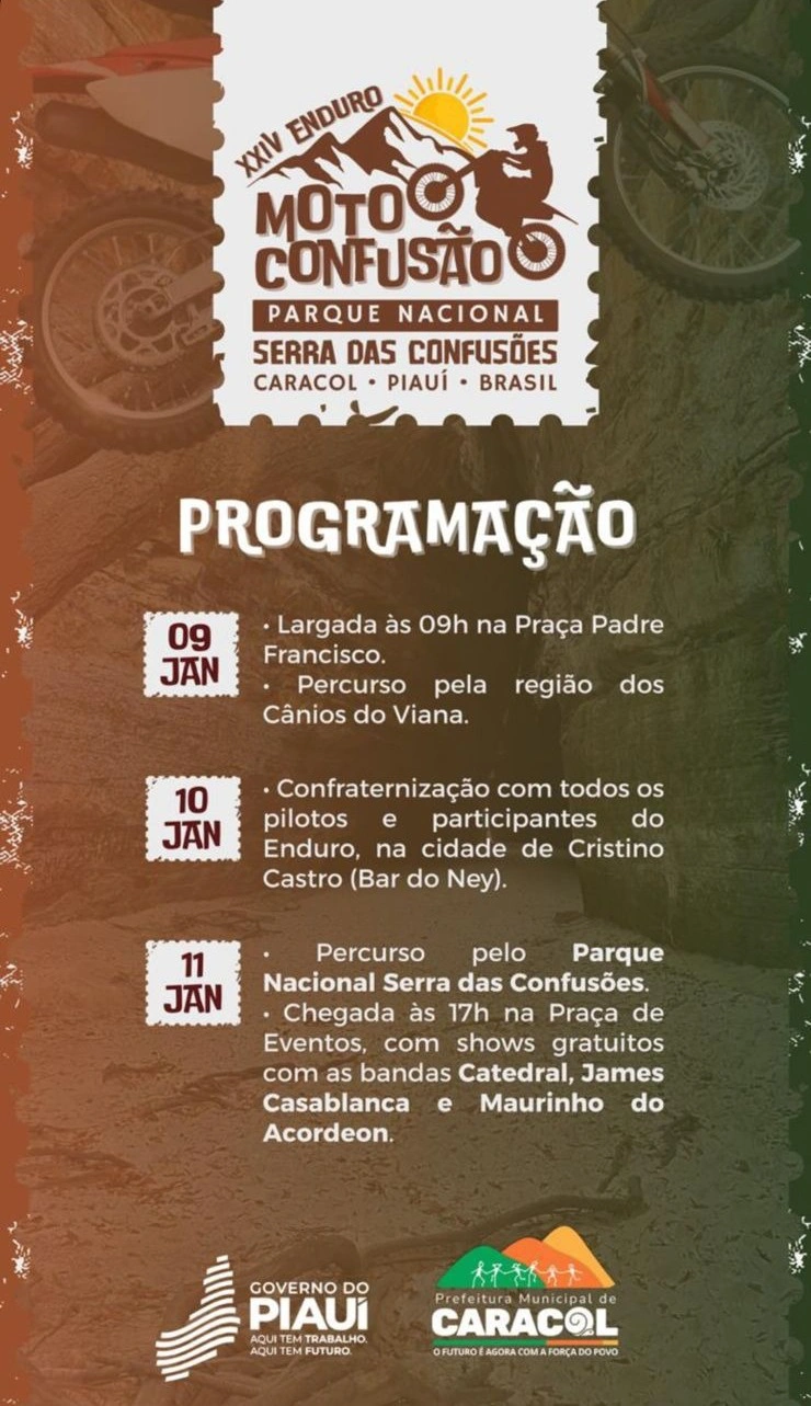 Programação do evento