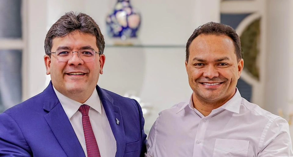 Rafael Fonteles e prefeito Pedro Gomes