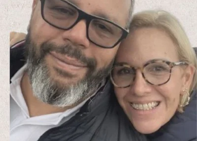 Rafael Tudares Bracho e sua mulher Mariana Gonzalez