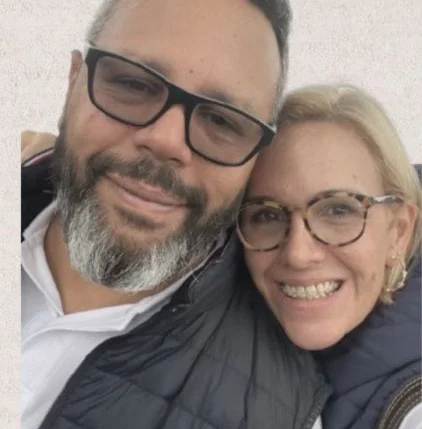 Rafael Tudares Bracho e sua mulher Mariana Gonzalez