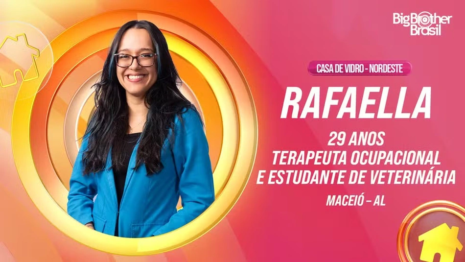 Rafaella, nasceu e mora em Maceió