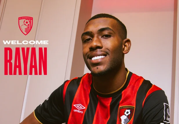Rayan, ex-Vasco, é anunciado pelo Bournemouth