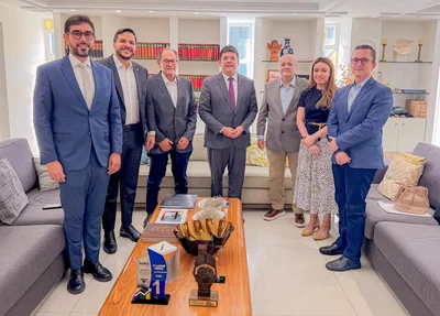 Reunião entre Rafael Fonteles e Sílvio Mendes