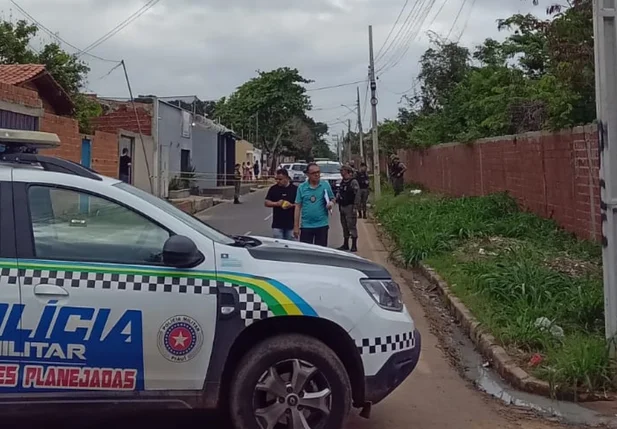 Rua Estudante Lyara de Aquino, onde um homem foi assassinado a facadas