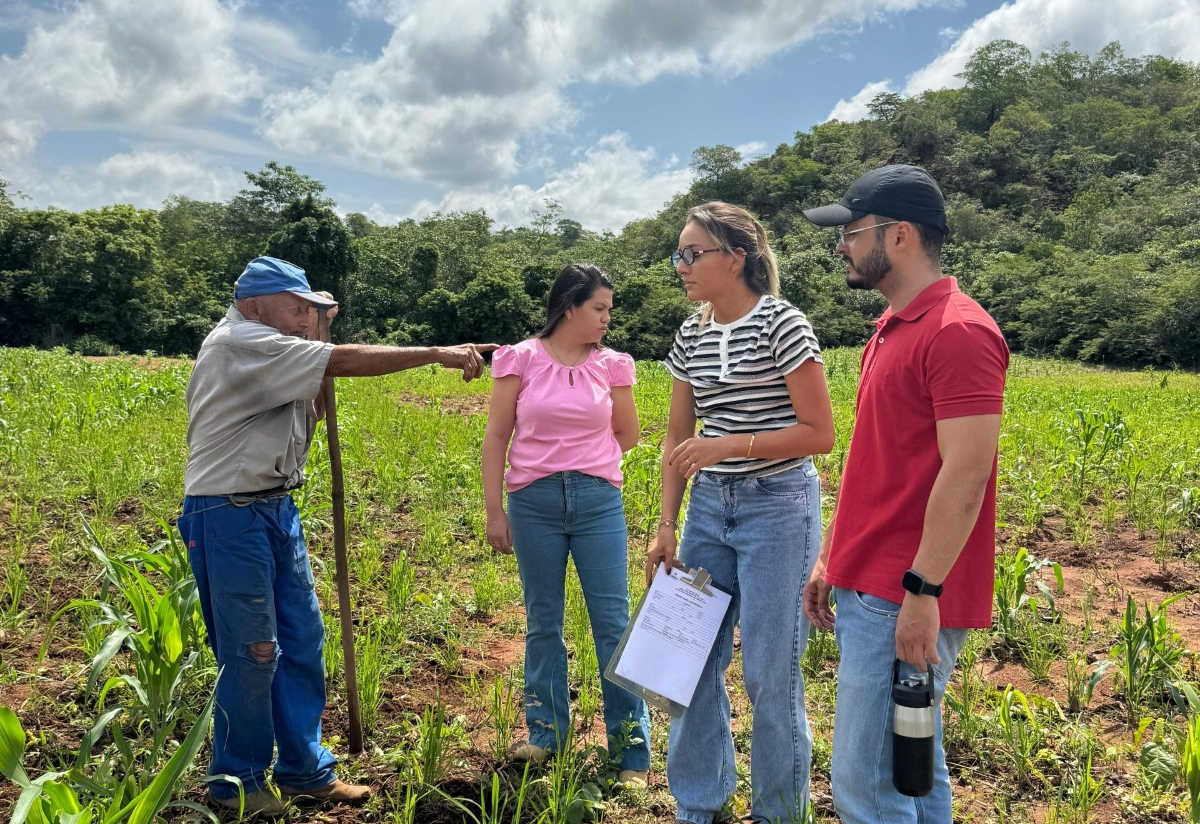 Secretaria de Agricultura realiza visita técnica à Comunidade Mata em Uruçuí