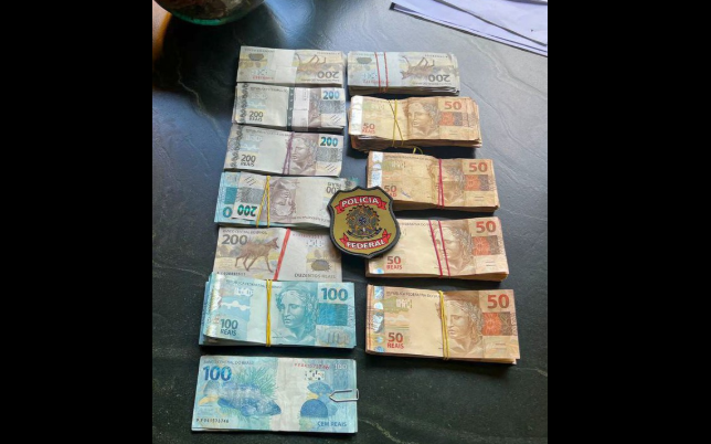 Dinheiro em espécie encontrado no âmbito da Operação Compliance Zero