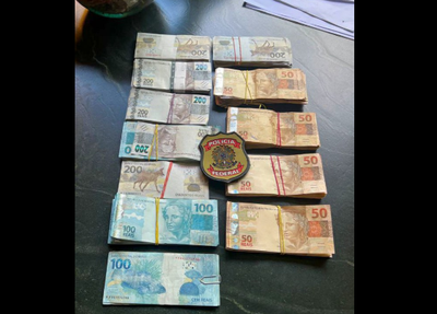 Dinheiro em espécie encontrado no âmbito da Operação Compliance Zero
