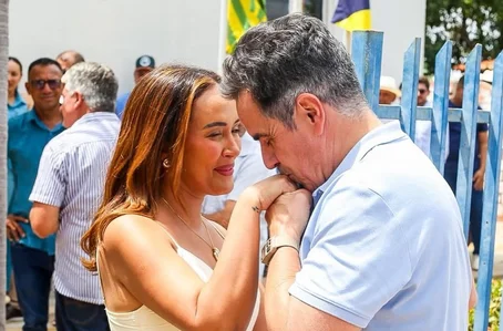 Senador Ciro Nogueira e prefeita de Murici dos Portelas Ana Lina