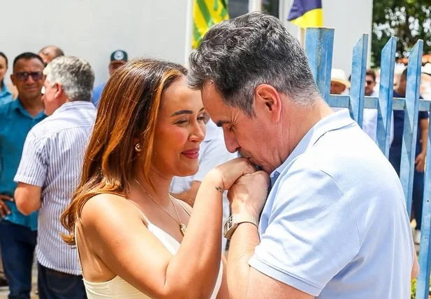Senador Ciro Nogueira e prefeita de Murici dos Portelas Ana Lina