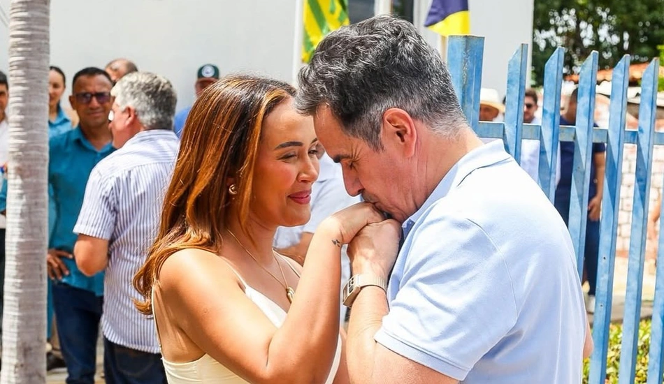 Senador Ciro Nogueira e prefeita de Murici dos Portelas Ana Lina