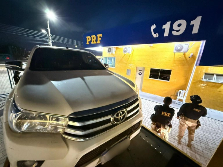 Toyota Hilux apreendida