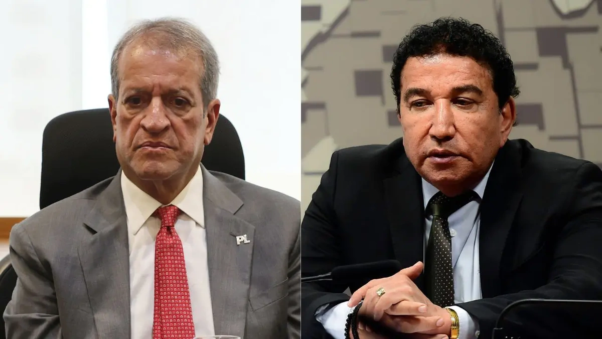 Valdemar Costa Neto e Magno Malta