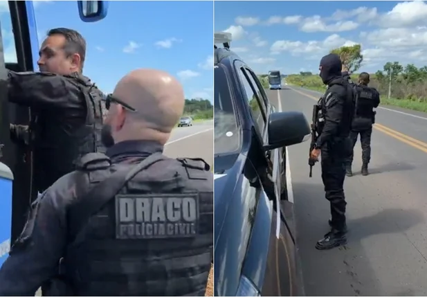 Ação do DRACO na BR 343 em Piripiri