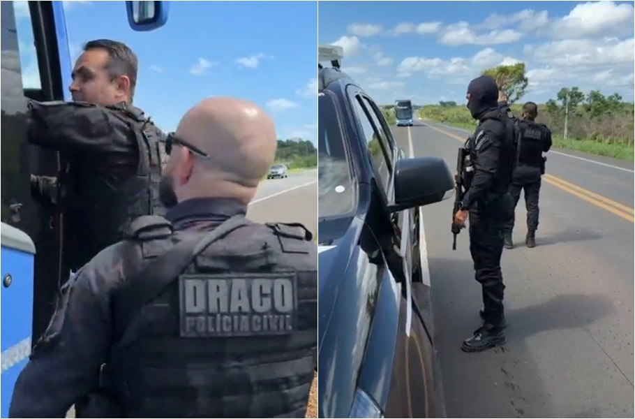 Ação do DRACO na BR 343 em Piripiri