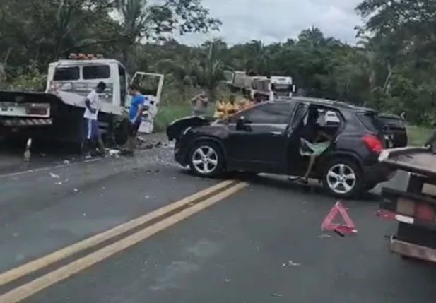 Acidente na BR 316 entre Monsenhor Gil e Lagoa do Piauí