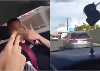Adolescentes estavam em carro roubado e depois atropelaram duas mulheres em uma motocicleta no bairro Satélite