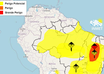 Alerta de Grande Perigo para municípios do Piauí