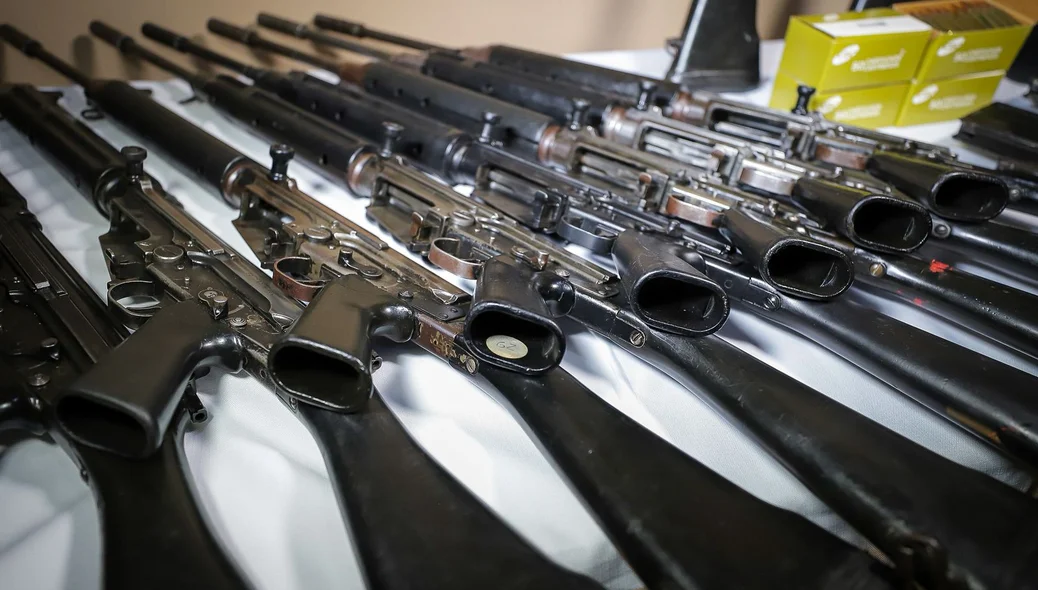 Armas recebidas pela PM-PI