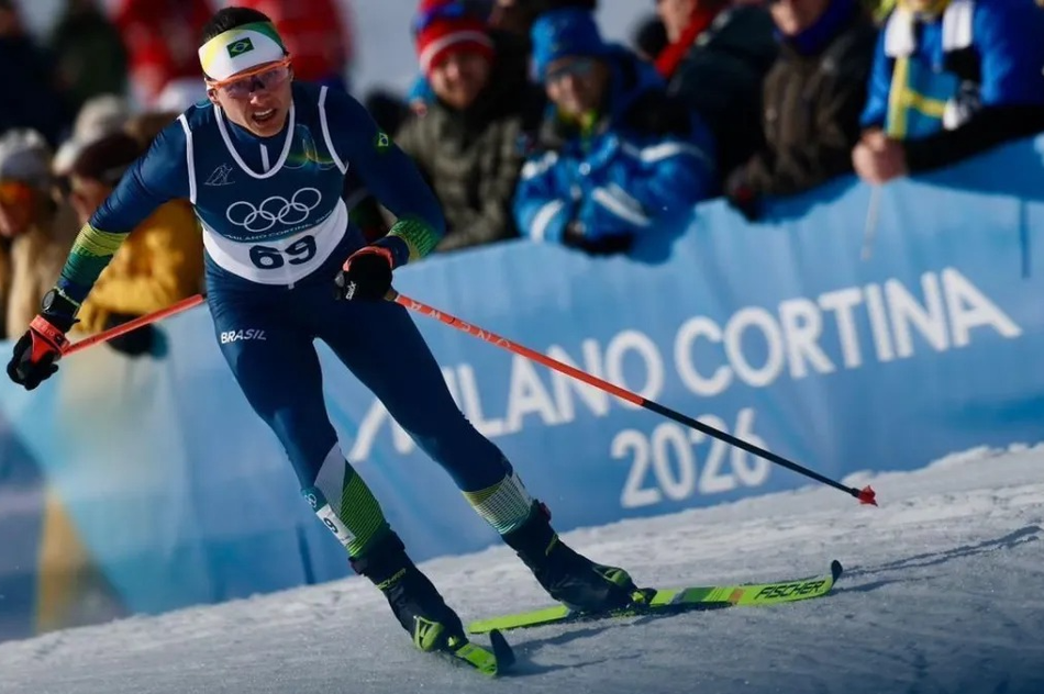 Atleta Bruna Moura faz sua estreia nos Jogos Olímpicos de Inverno