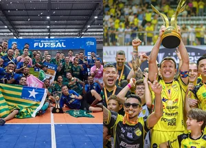 Atlético Piauiense, campeão Brasileiro; Jaraguá, campeão da Liga Nacional de Futsal
