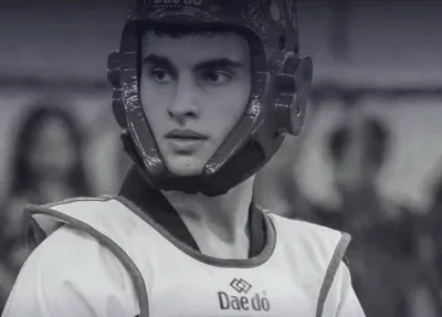 Cauã Batista Gomes Este, considerado uma promessa do Taekwondo brasileiro