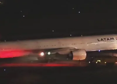 Avião da Latam abortou decolagem