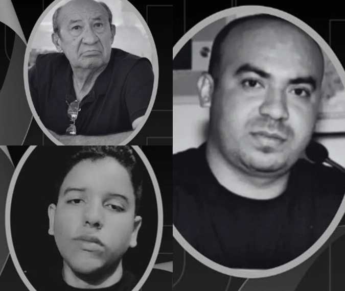 Benício Isidório de Abreu, Luan Kaio Silva Leal e Eneas Silva Abreu