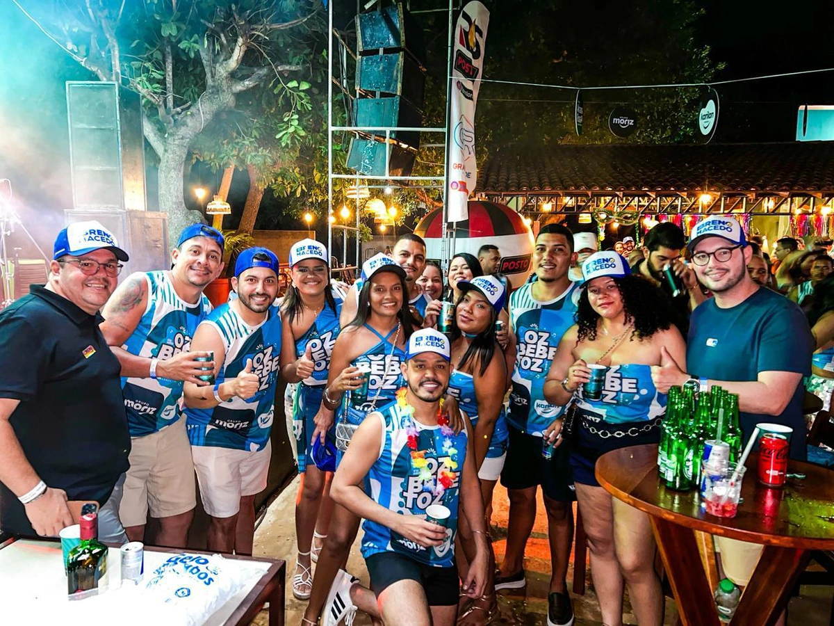 Carnaval com o pré-candidato Breno Macedo