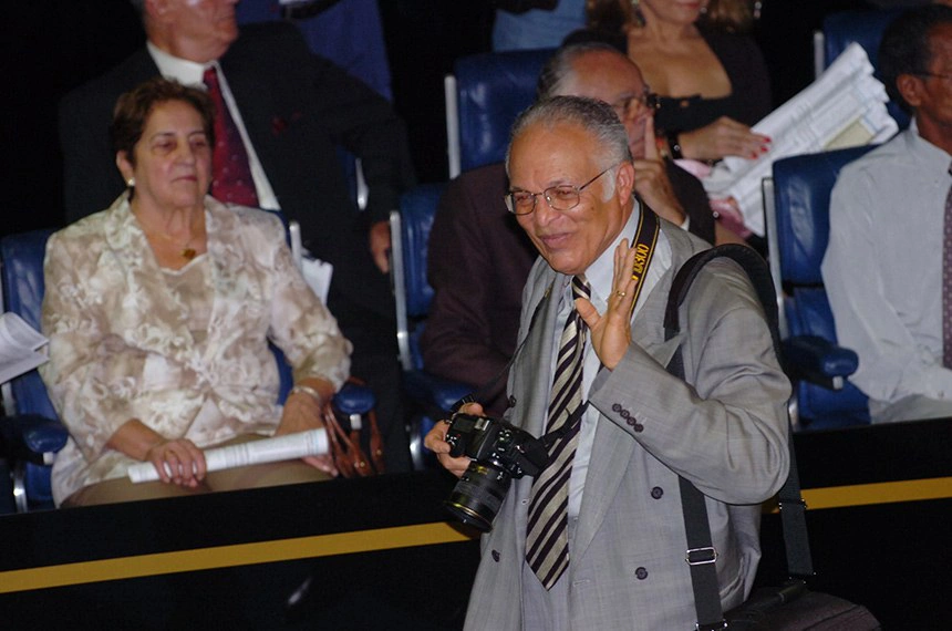 Célio Azevedo, primeiro fotógrafo da Agência Senado