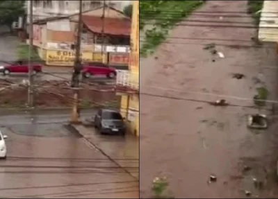 Chuva forte em Picos