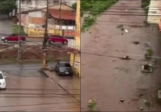 Chuva forte em Picos