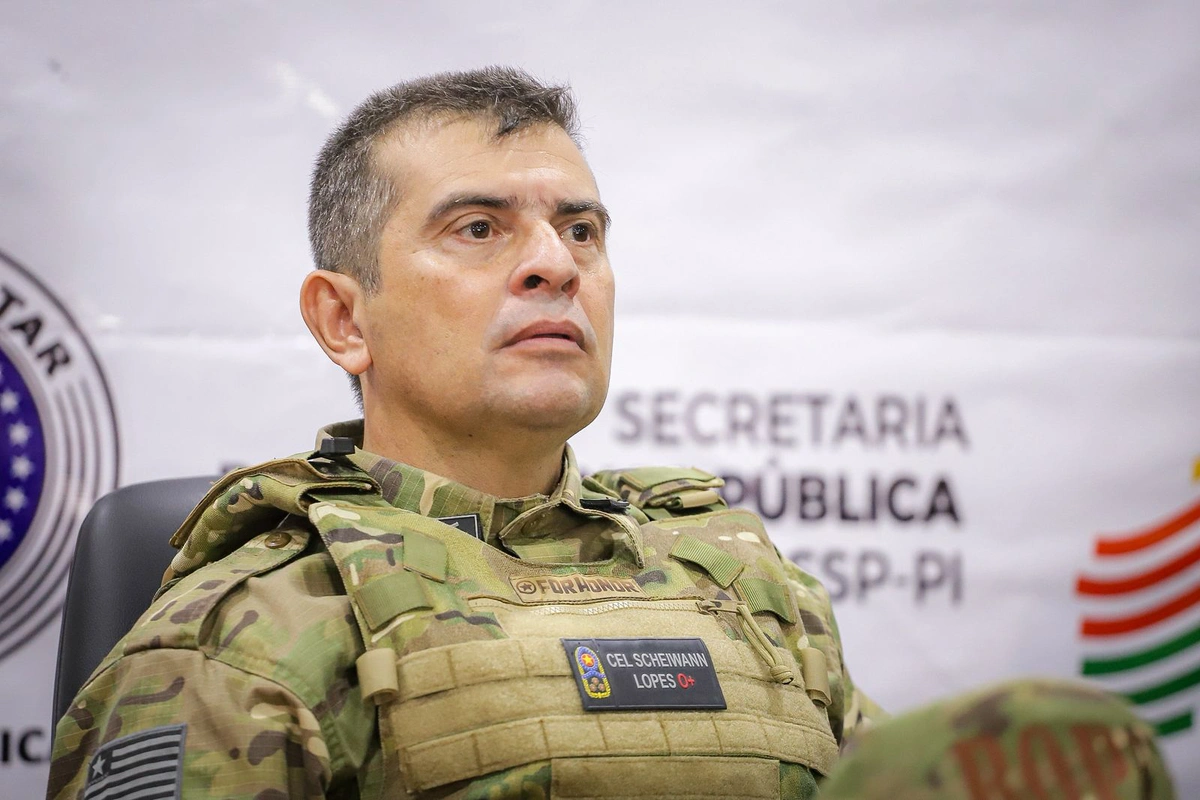 Coronel Scheiwann Lopes, comandante-geral da PM-PI