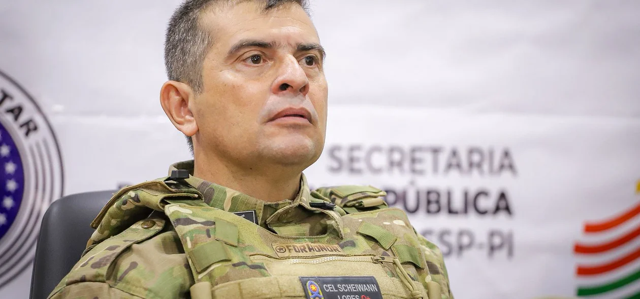 Coronel Scheiwann Lopes, comandante-geral da PM-PI