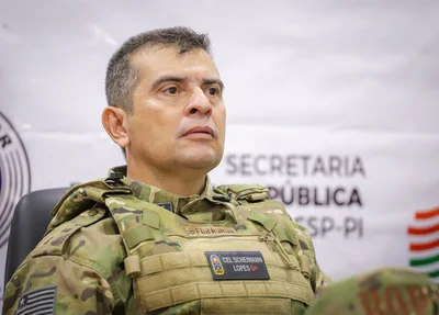 Coronel Scheiwann Lopes, comandante-geral da PM-PI