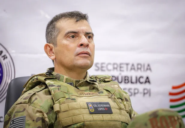 Coronel Scheiwann Lopes, comandante-geral da PM-PI
