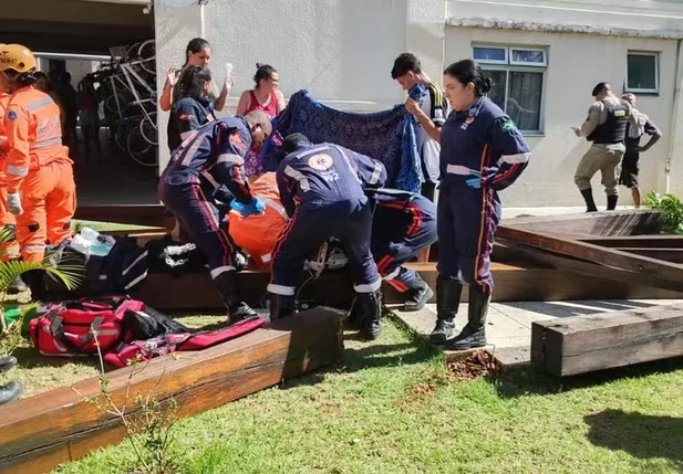 Corpo de Bombeiros de Minas Gerais atendeu a ocorrência
