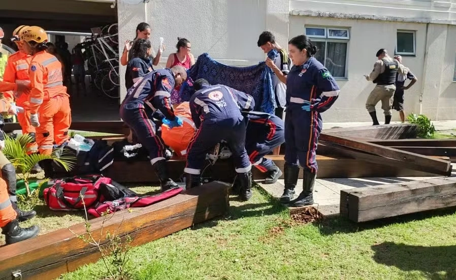 Corpo de Bombeiros de Minas Gerais atendeu a ocorrência