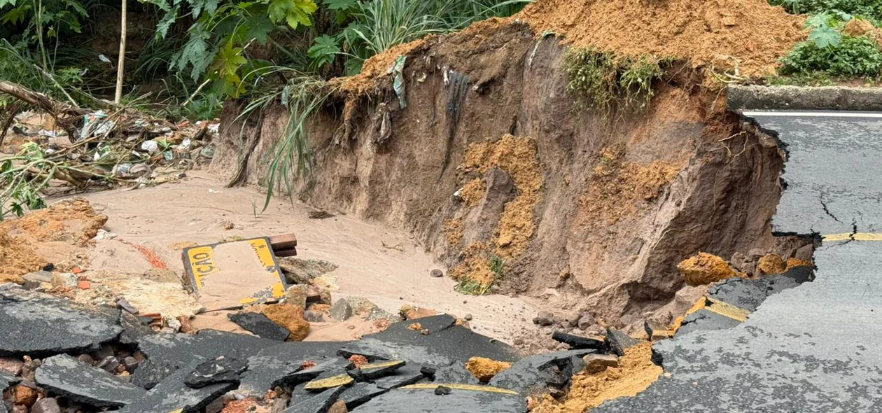 Cratera preocupara moradores do Novo Horizonte