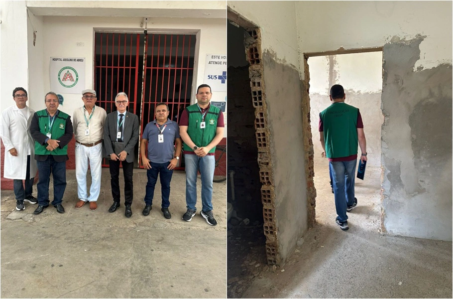 CRM vistoria o Hospital Areolino de Abreu