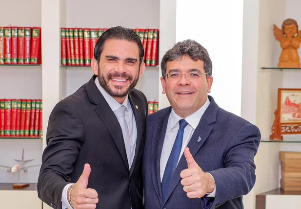 Deputado Marcus Kalume e governador Rafael Fonteles