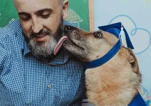 Despedida do cão Hércules