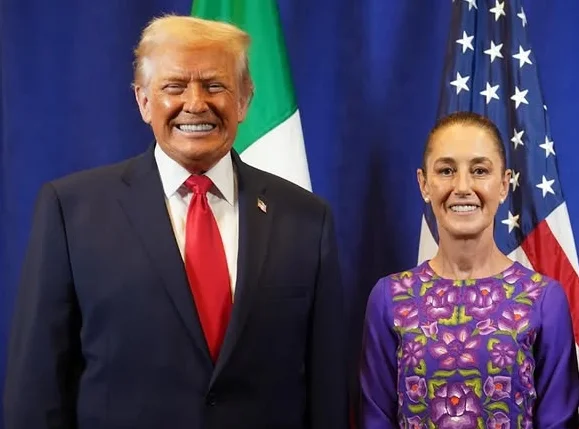 Donald Trump e Claudia Sheinbaum