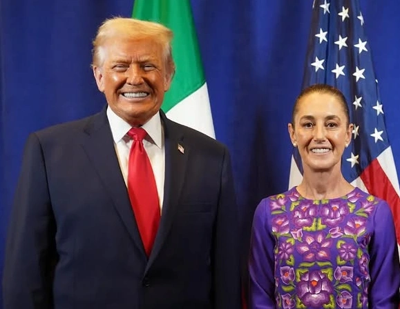 Donald Trump e Claudia Sheinbaum