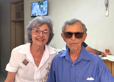Dr. José Ramos de Sales e a esposa, Marilda Rebelo